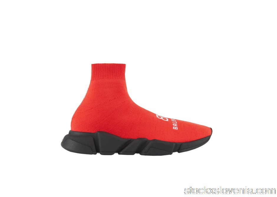 Outlet Balenciaga Recycled Speed Red Black 617238W2A516010