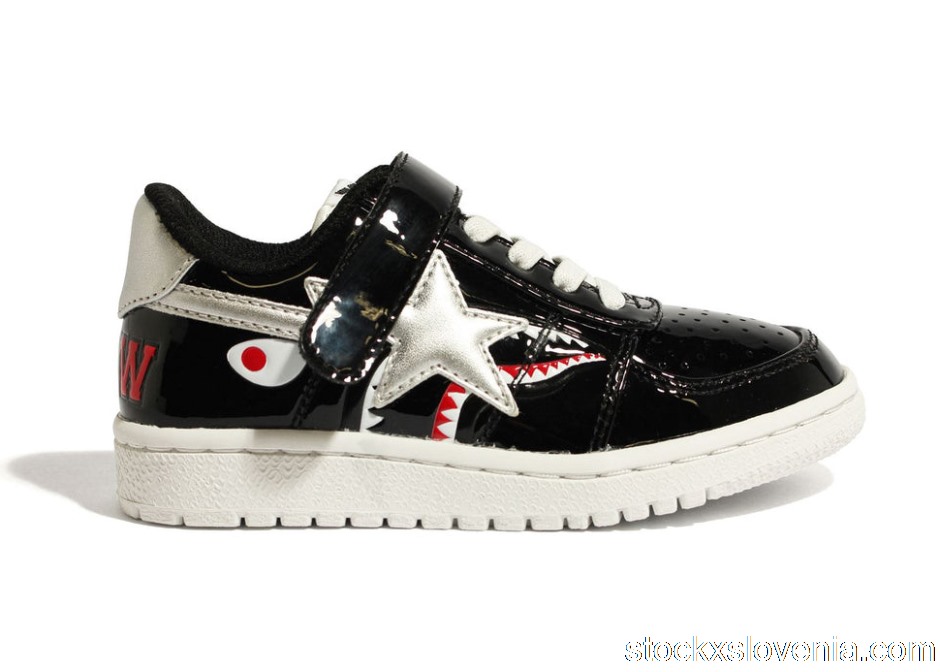 Outlet A Bathing Ape BAPE Sta Shark Black (PS) 1H20-391-601 BLK