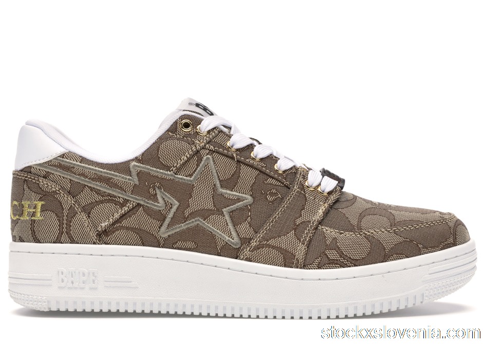 Outlet A Bathing Ape Bape Sta Low Coach Beige 1G23191901