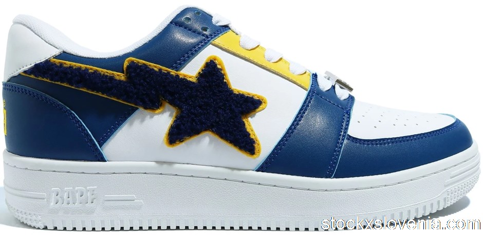 Outlet A Bathing Ape Bape Sta Low Patched Navy