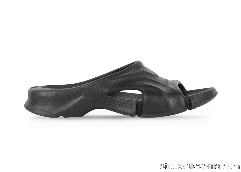 Outlet Balenciaga Mold Slide Sandal Black (W) 653873W3CE29000
