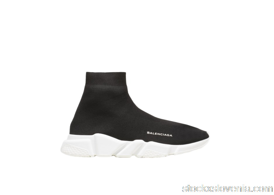 Outlet Balenciaga Speed Trainer Mid Black 483502W05G01000