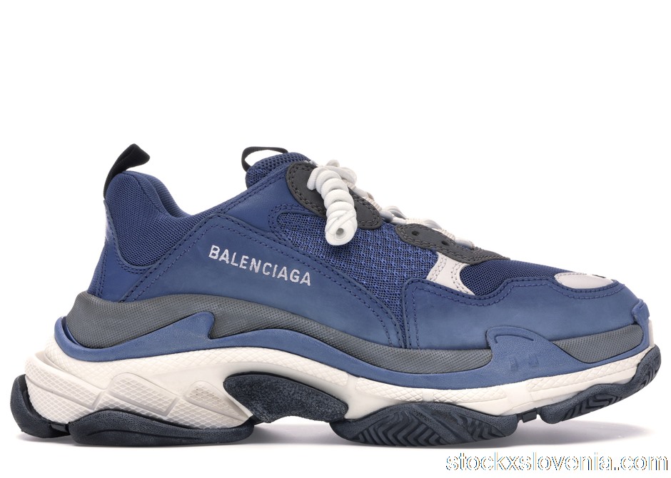 Outlet Balenciaga Triple S Cool Blue Grey