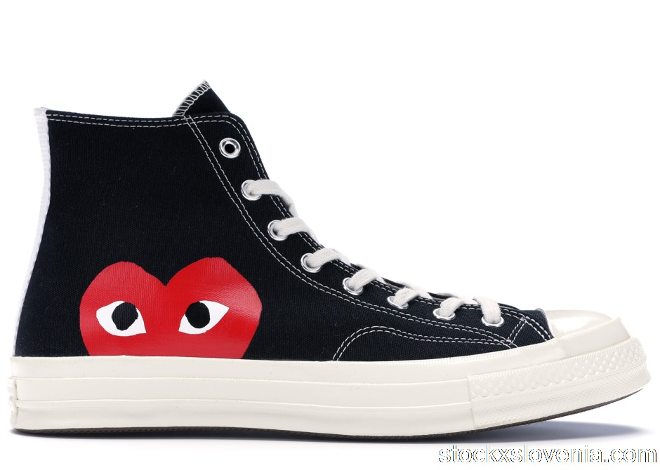 Outlet Converse Chuck Taylor All-Star 70 Hi Comme des Garcons PLAY Black 150204C