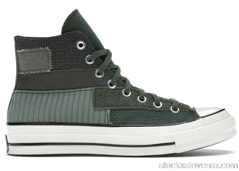 Outlet Converse Chuck Taylor All-Star 70 Hi Mono Patchwork Forest Egret 167138C
