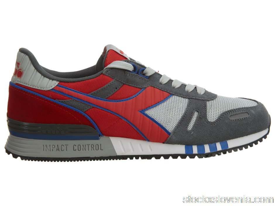 Outlet Diadora Titan II Grey Alaska Red Italy 158623-C5755