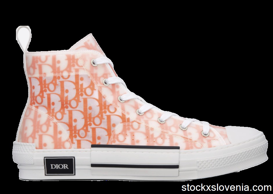 Outlet Dior B23 High Orange Oblique Canvas 3SH118YNT_H261