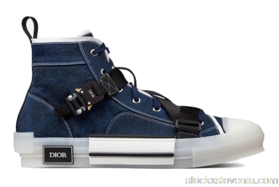 Outlet Dior B23 High Top Blue 3SH122YQG_H569