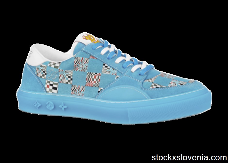 Outlet LV Ollie Blue Distorted Damier SS21 1A8Q59