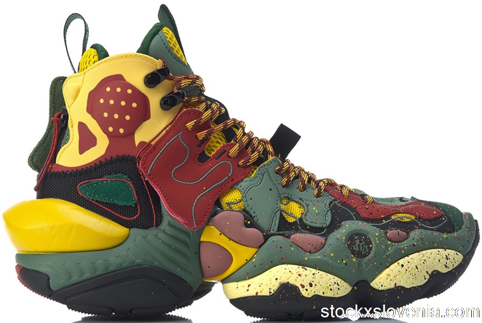 Outlet Li-Ning 2020 Ace Green Red Yellow (Kith exclusive)