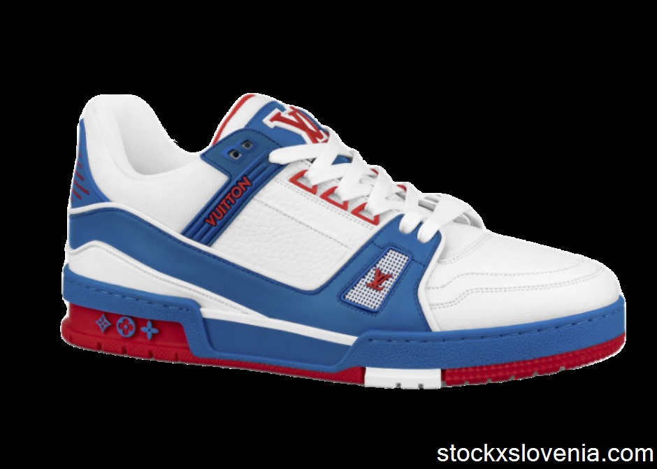 Outlet Louis Vuitton Trainer Red White Blue 1A8ZT0