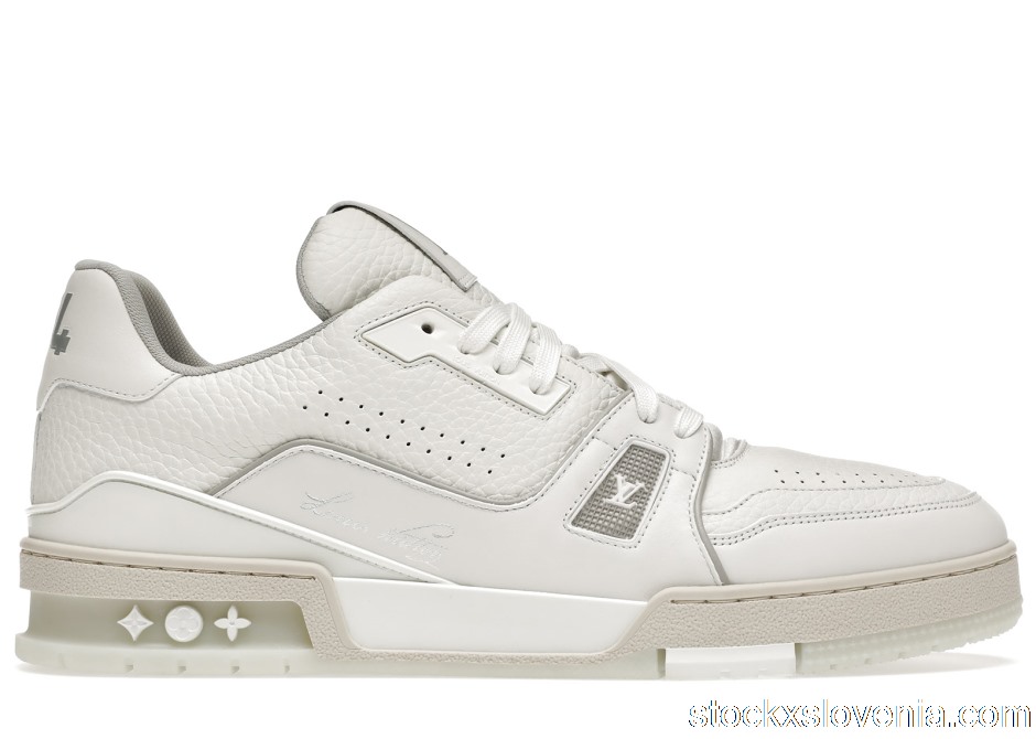 Outlet Louis Vuitton Trainer White Signature 1A8WB9