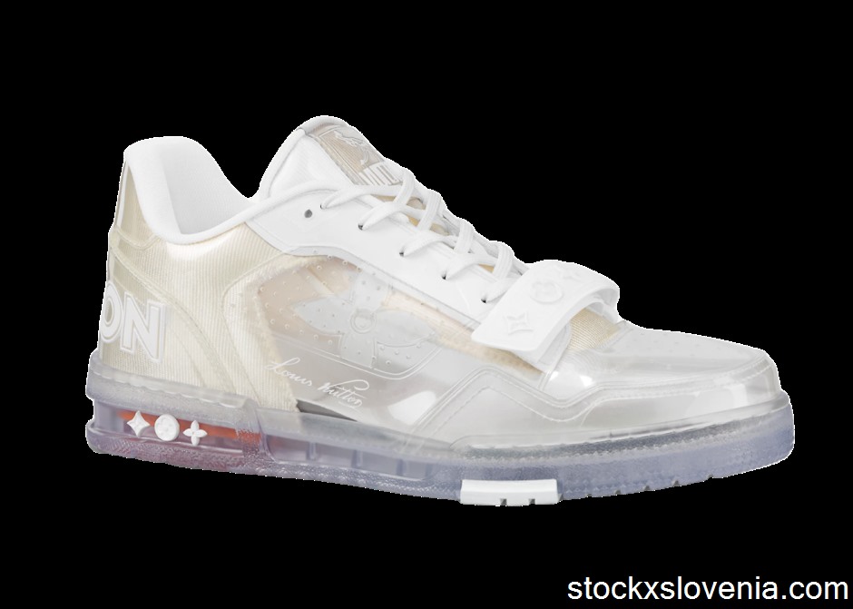 Outlet Louis Vuitton Trainer White Transparent 1A98X9