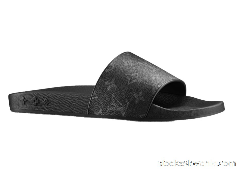 Outlet Louis Vuitton Waterfront Mule Black Grey 1A3YCO