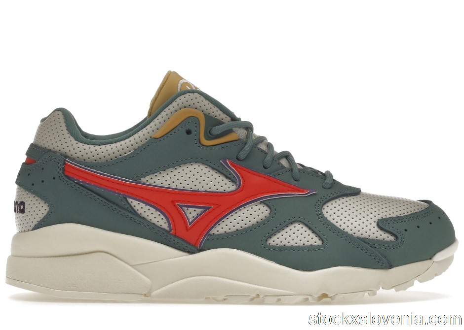 Outlet Mizuno Sky Medal Patta Ivory Red Green D1GD211902