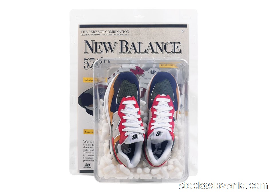 Outlet New Balance 57/40 DAHOOD Tan Red Navy (Special Box) M5740GD