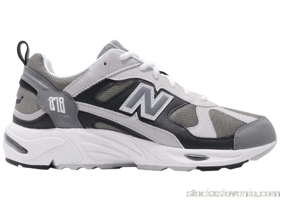 Outlet New Balance 878 White Grey CM878GRYD