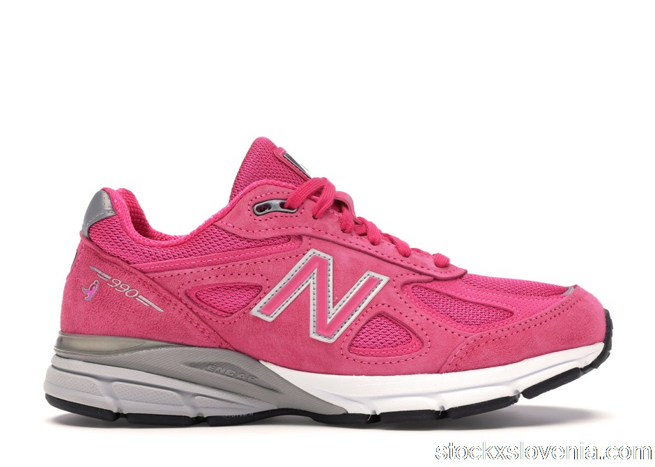 Outlet New Balance 990v4 Pink Ribbon Komen Pink (W) W990KM4
