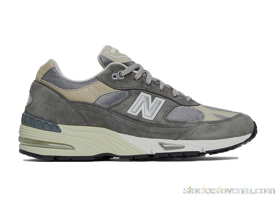 Outlet New Balance 991 MiUK 40th Anniversary Grey Off White M991UKF