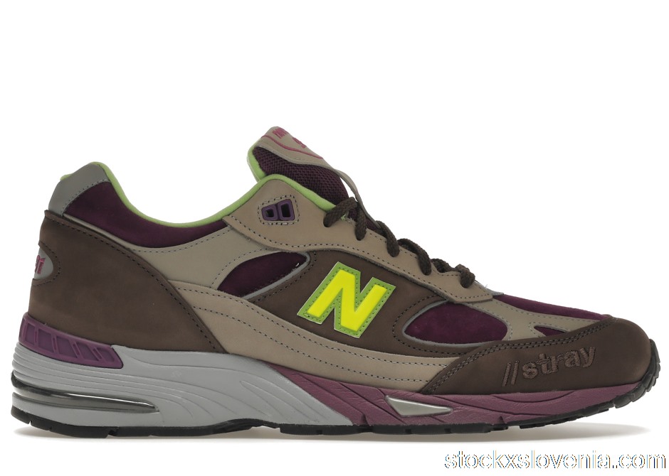 Outlet New Balance 991 Stray Rats Brown