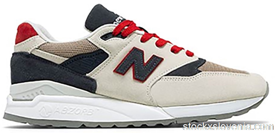 Outlet New Balance 998 Surplus Materials White