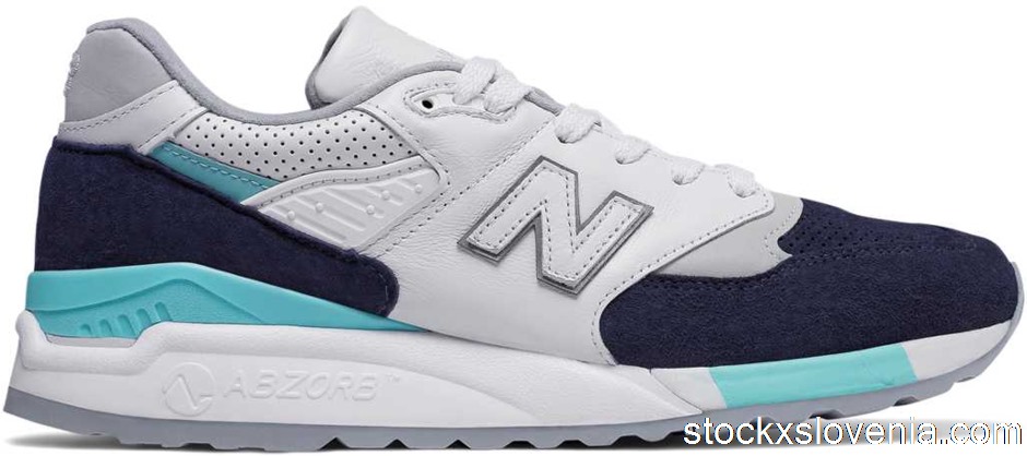 Outlet New Balance 998 Winter Peaks White Navy M998WTP