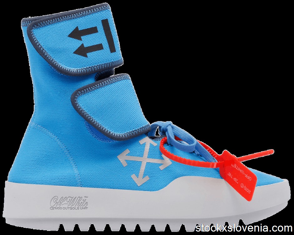 Outlet OFF-WHITE Moto Wrap Blue (2018) OMIA108R19B830343008