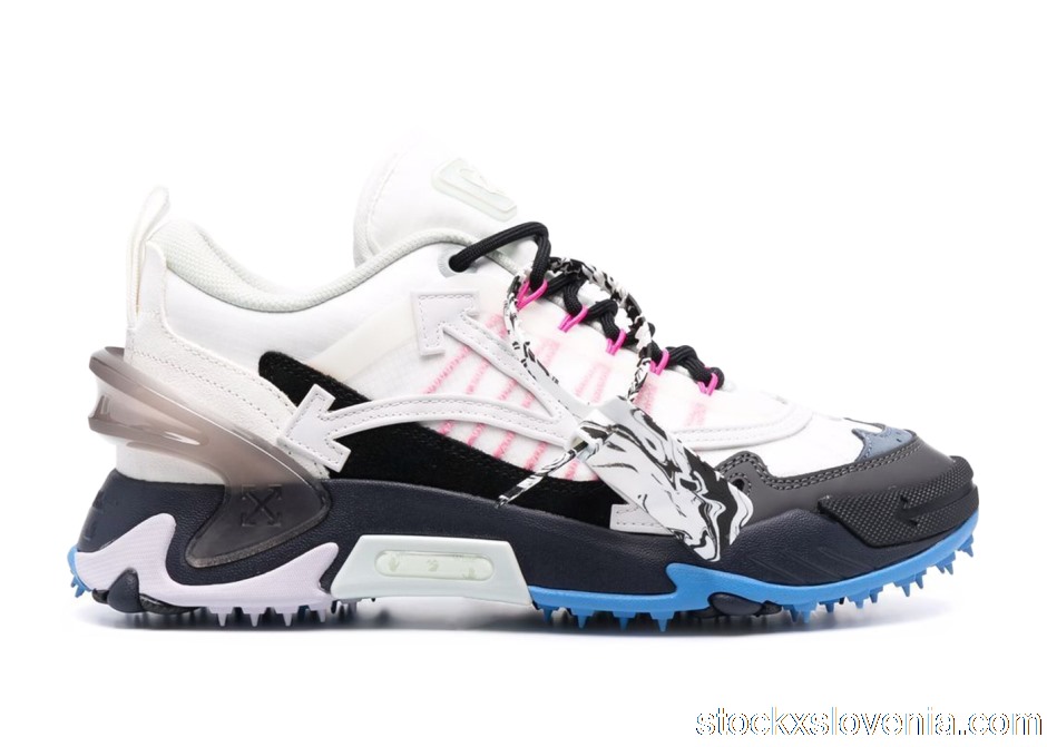 Outlet OFF-WHITE Odsy-2000 White Black Fuschia Blue OMIA190F21FAB0010109