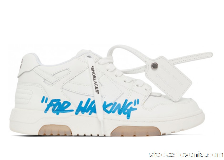 Outlet OFF-WHITE Out Of Office \"OOO\" Low For Walking White Blue (W) OWIA259F21LEA0020101