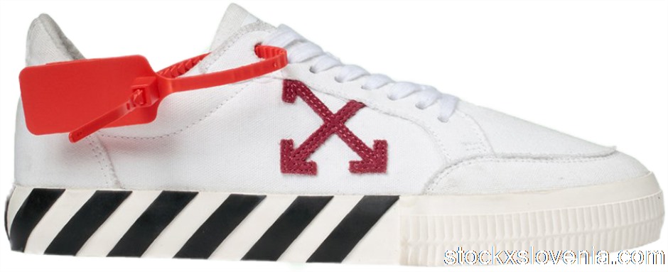 Outlet OFF-WHITE Vulc Low Canvas White Violet SS20 (W) OWIA178R20D331090129