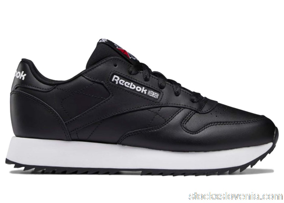 Outlet Reebok Classic Leather Ripple Black White (W) GX5093
