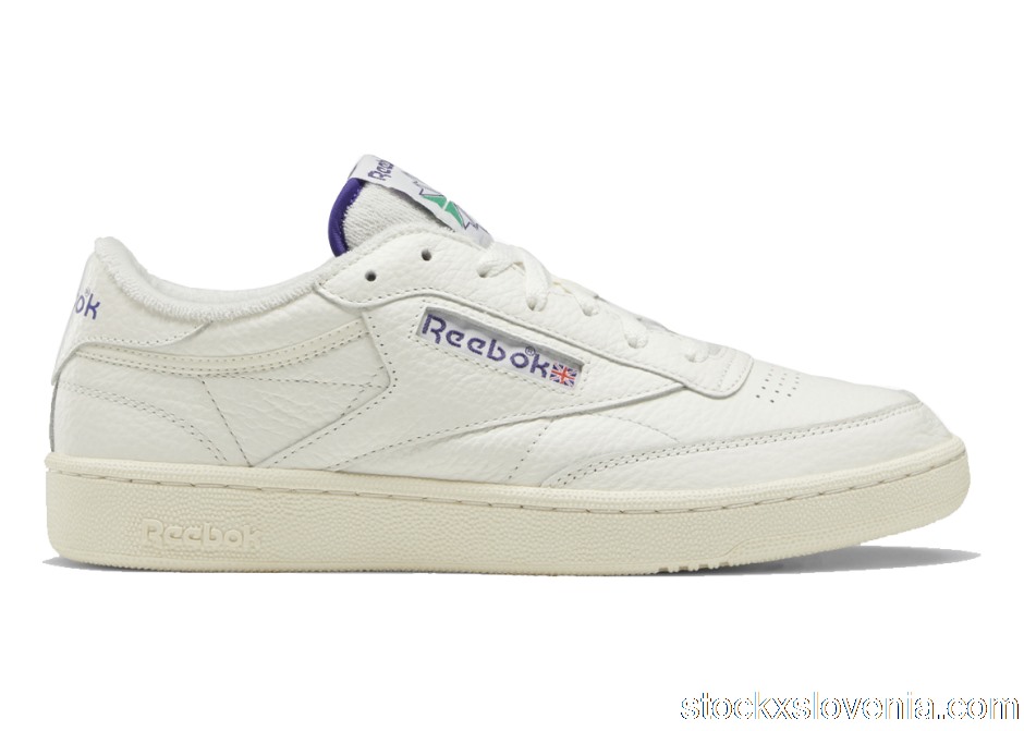Outlet Reebok Club C 85 Chalk Bold Purple GW5335