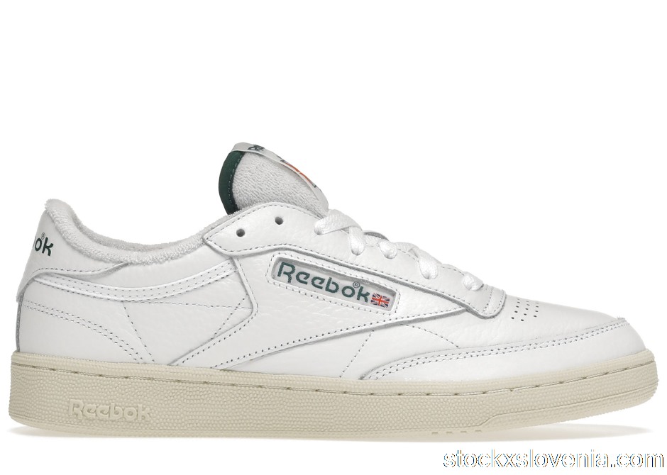Outlet Reebok Club C 85 White Dark Green GW5334
