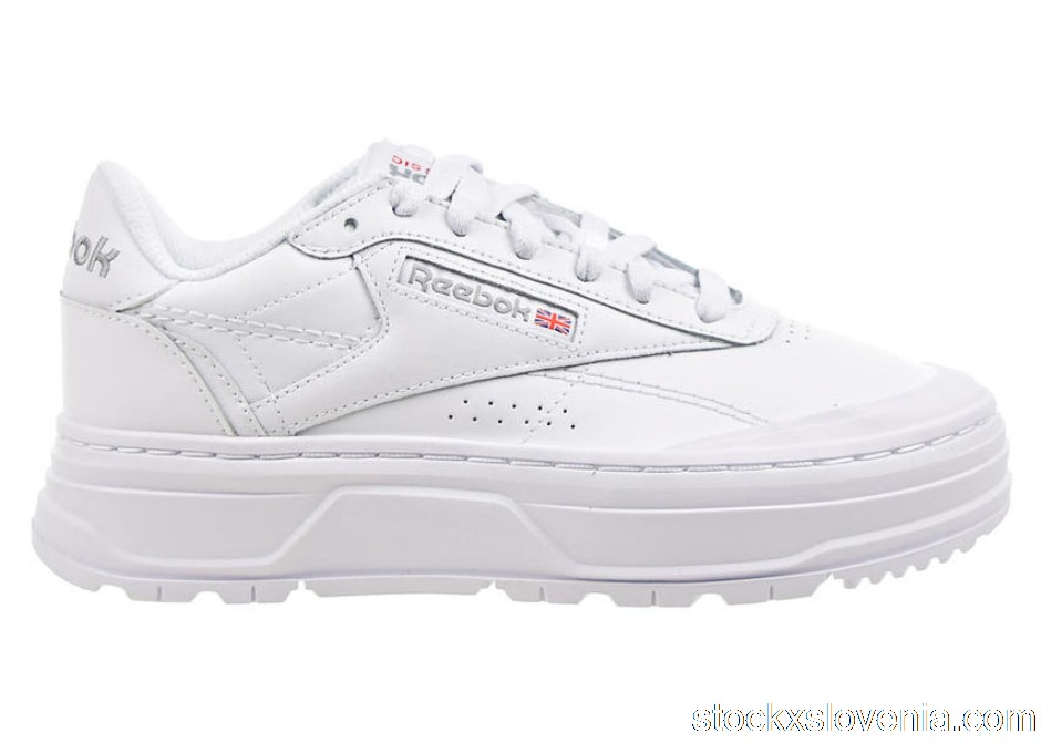 Outlet Reebok Club C Double Geo White Pure Grey (W) GW0223