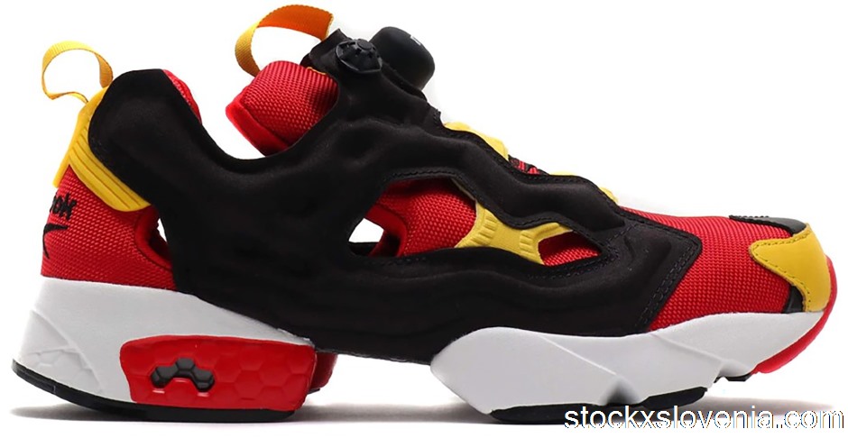 Outlet Reebok Instapump Fury Scarlet Toxic Yellow EH1788