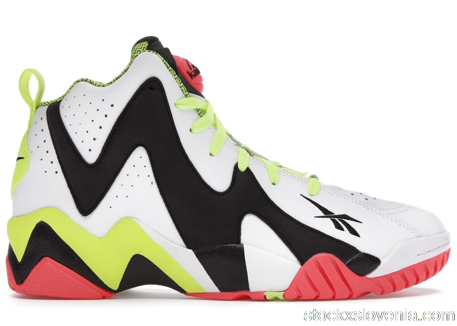 Outlet Reebok Pump Kamikaze 2 Mid White Black Red Yellow M46317