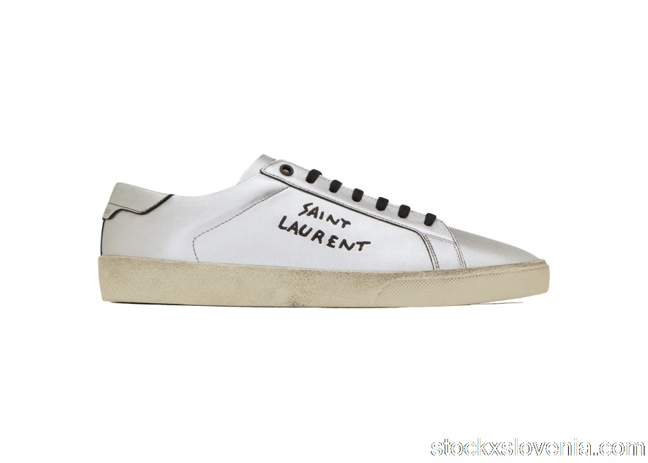 Outlet Saint Laurent Court Classic SL/06 Silver (W) 58724006S008163