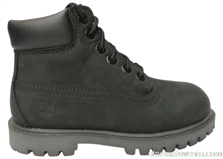 Outlet Timberland 6 Inch Premium Boot Black Nubuck (TD) TB012807
