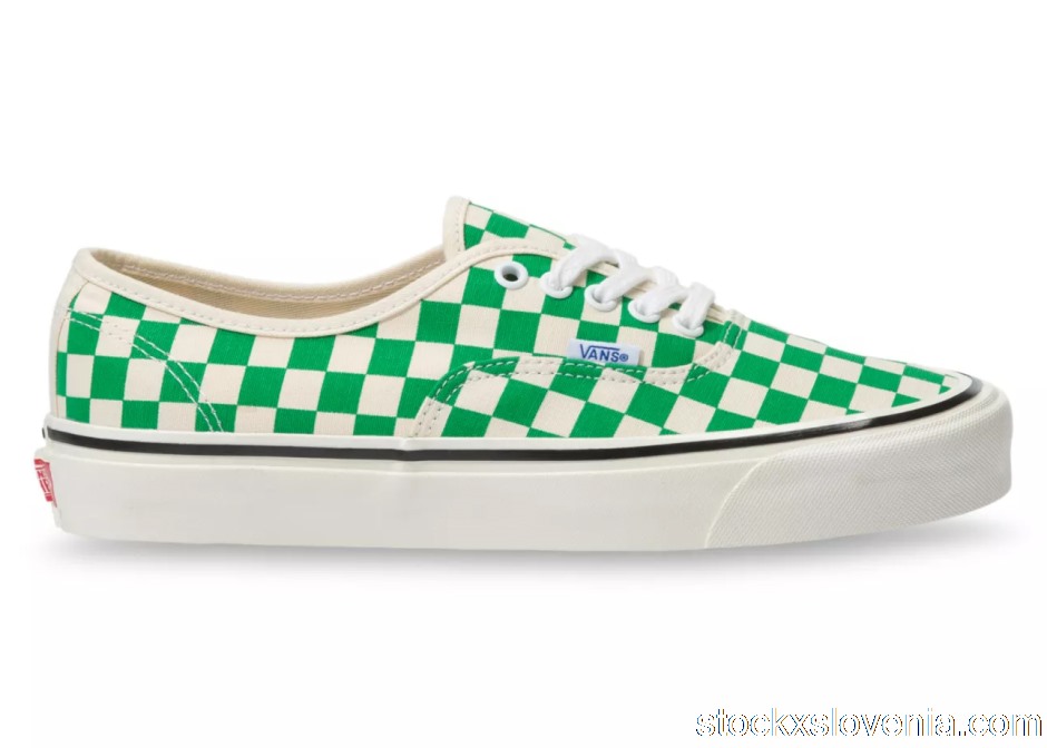 Outlet Vans Authentic 44 DX Anaheim Factory Emerald Checkerboard VN0A54F241H