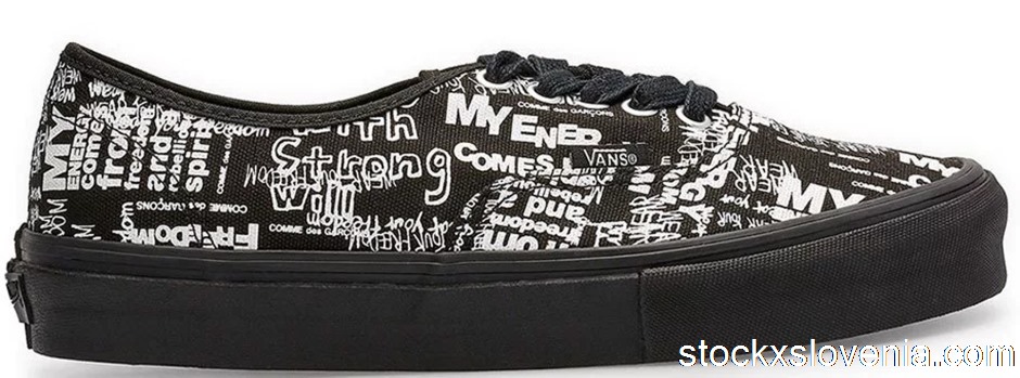 Outlet Vans Authentic Comme des Garcons Black White