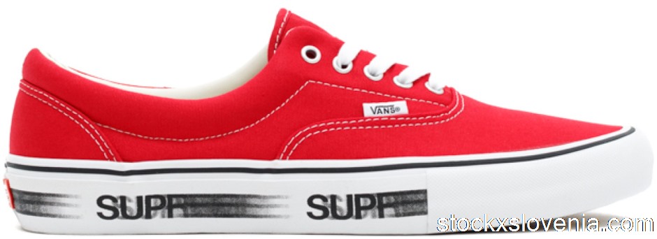 Outlet Vans Era Supreme Motion Logo (Red) VN000VFBJ66