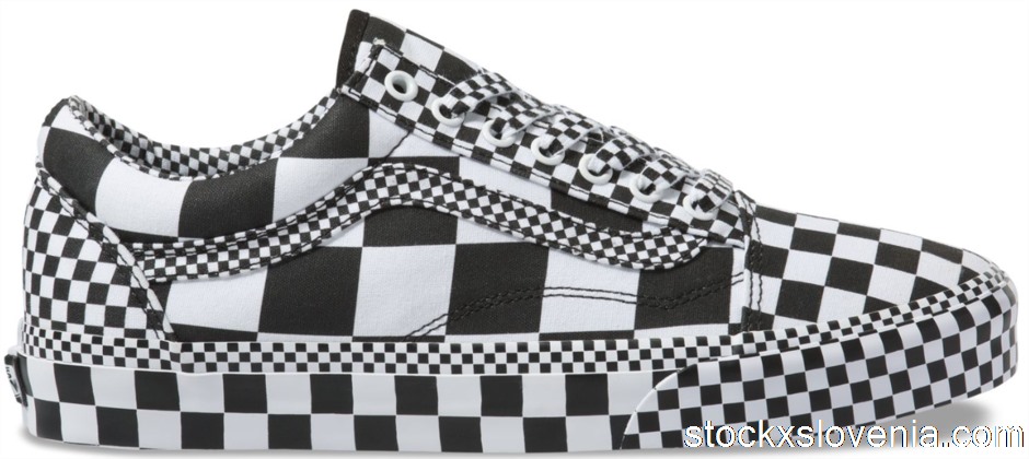 Outlet Vans Old Skool All-Over Checkerboard