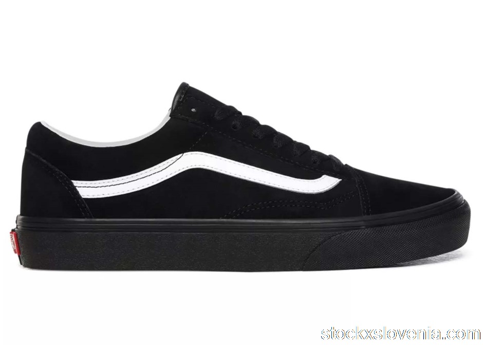 Outlet Vans Old Skool Pig Suede Black VN0A4U3B18L