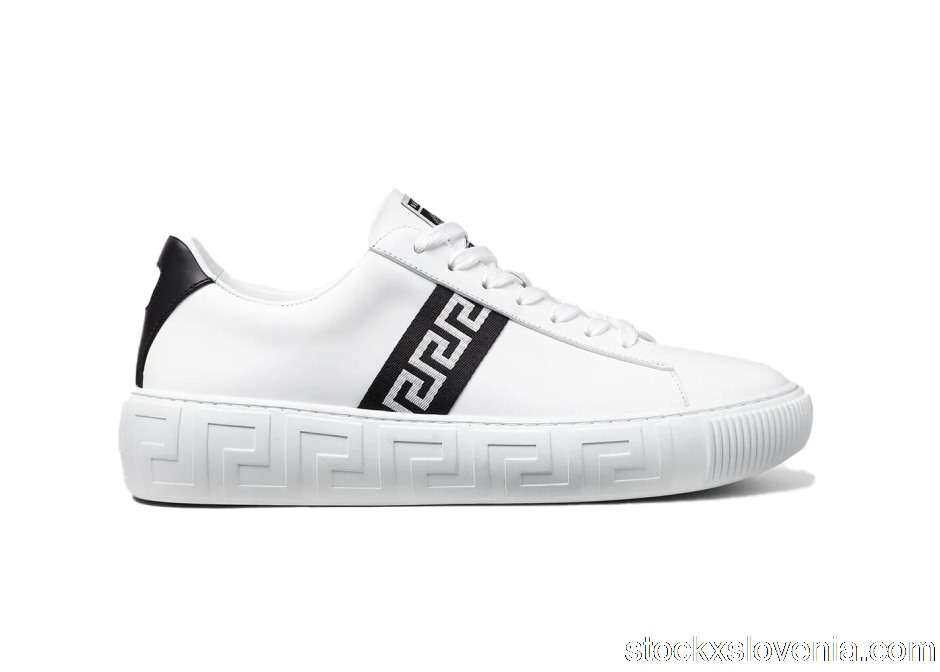 Outlet Versace Greca White Black DSU8404-1A00775_2W020