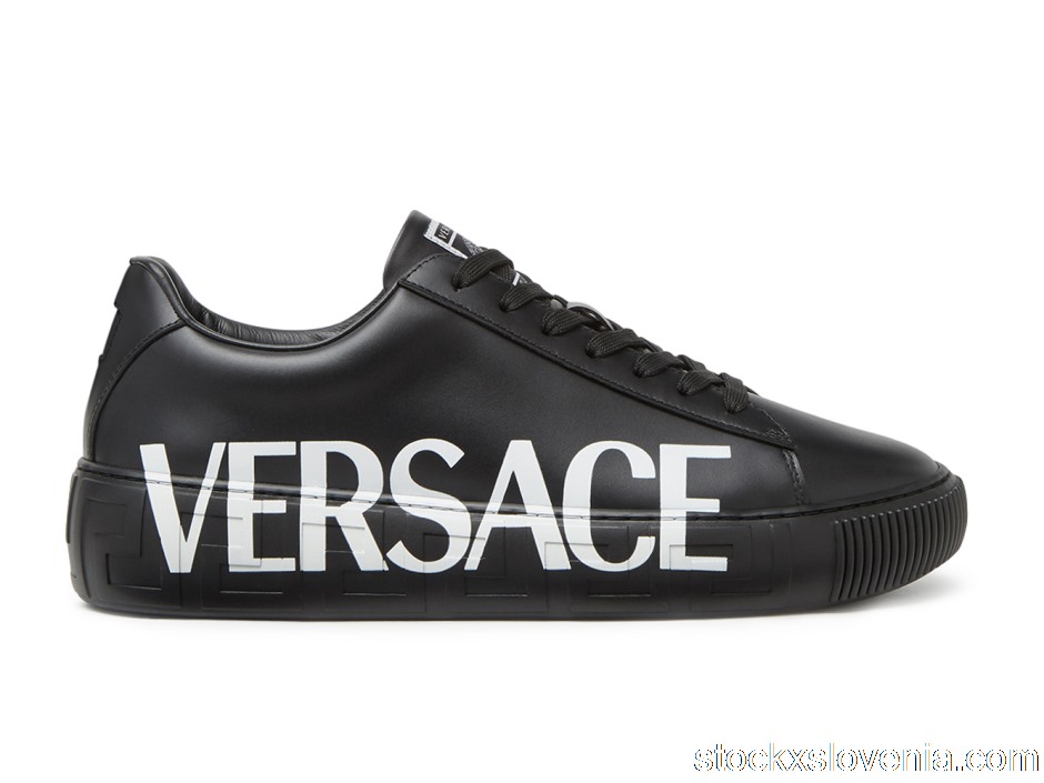 Outlet Versace Medusa Greca Low Black Black White DSU8404-DV51G_D4101