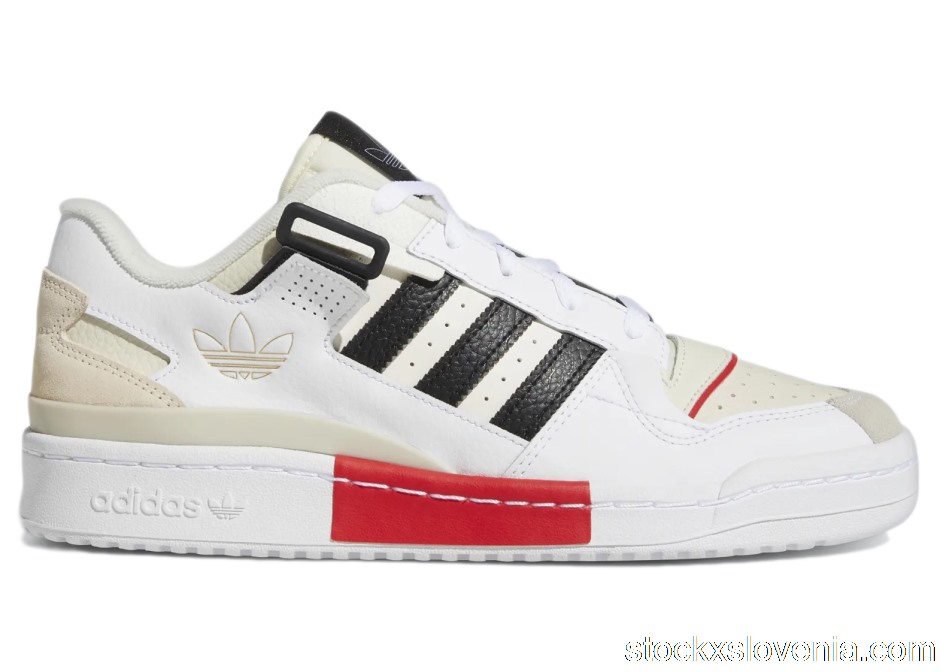 Outlet adidas Forum Exhibit Low White Vivid Red GZ0937