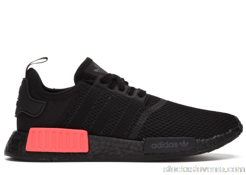Outlet adidas NMD R1 Core Black Solar Red (2020) FV8162