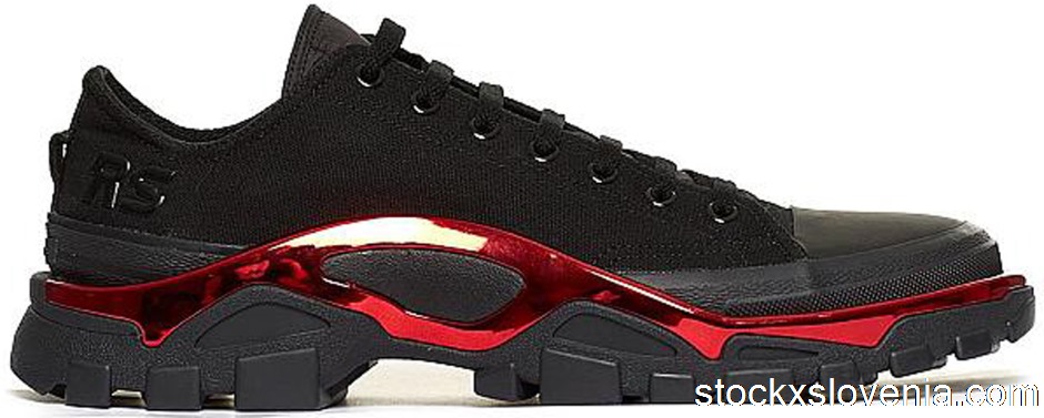 Outlet adidas New Runner Raf Simons Black Scarlet DA9295
