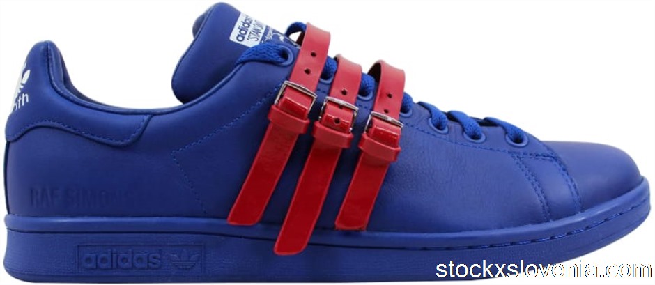 Outlet adidas Raf Simons Stan Smith Strap Royal Blue/Red AQ2723