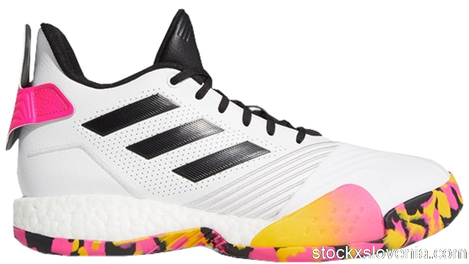 Outlet adidas Tmac Millennium White Black Pink EF8844